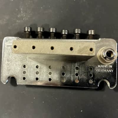 FLOYD ROSE® MADE IN GERMANY 80's CHROME "NFT" TREMOLO WITH MOUNTING HARDWARE. image 3