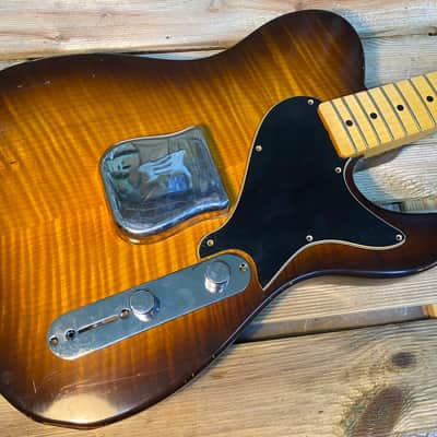 General vintage Tone Custom Tele Esquire pickguard 5 ply construction black parchment Black 5 ply image 4