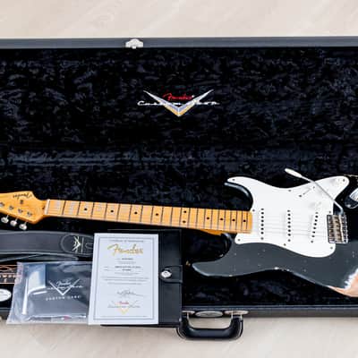 2022 Fender Custom Shop Wildwood 10 Limited Edition 1957 Stratocaster Heavy Relic Dark British Racing Green, Featherweight image 20
