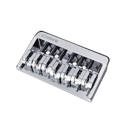 Babicz Full Contact Hardware 7 String Hard Tail Guitar Bridge Original Series Chrome image 1