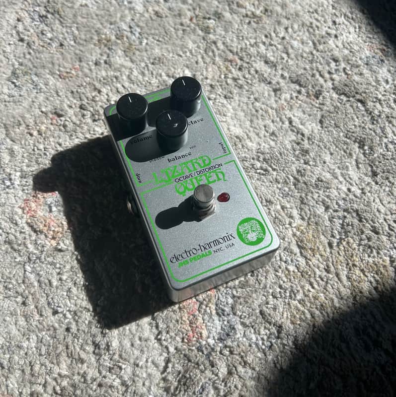 Electro-Harmonix / JHS Nano Lizard Queen Octave Fuzz 2023 - Present - Silver / Green image 1