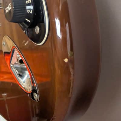 Fender Stratocaster with 3-Bolt Neck, Maple Fretboard 1977 - Walnut (Mocha) image 14