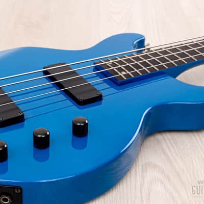 1990s Edwards by ESP Luna Sea J Signature E-J-78TV Aqua Blue w/ Case, Japan image 6