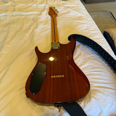 Zion Classic Guitar - Heirloom Redwood Burl glossy image 10