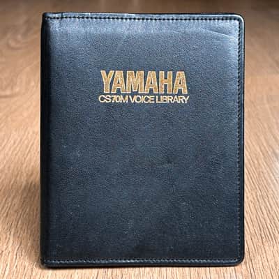 Yamaha CS70M Complete Voice Library Set Incl Leather Etui // Impossible find!! image 12