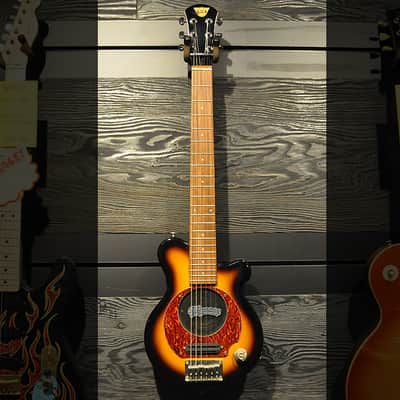 Pignose - Mini Electric Guitar with Built-In Amp SUNBURST image 1