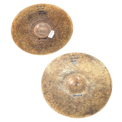 Used Bosphorus Turk Hi Hat Cymbals 14" 926/1120 grams - Good image 4
