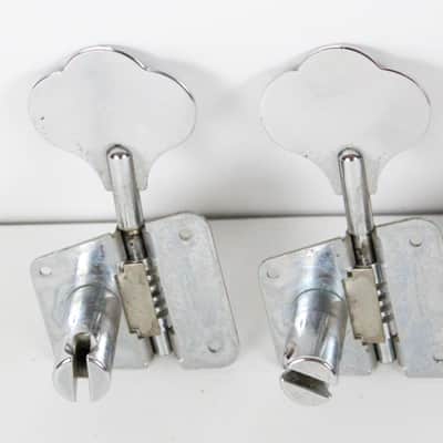 1976-1977 Vintage Fender Jazz/Telecaster/Precision Bass PBass Chrome ~Honest Patina~ TUNERS USA Tuning Pegs 1970s image 8