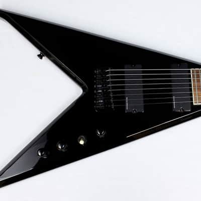 B.C. Rich JRV Lucky 8 8-String Electric Guitar V Shape Black Gloss #33071 image 2