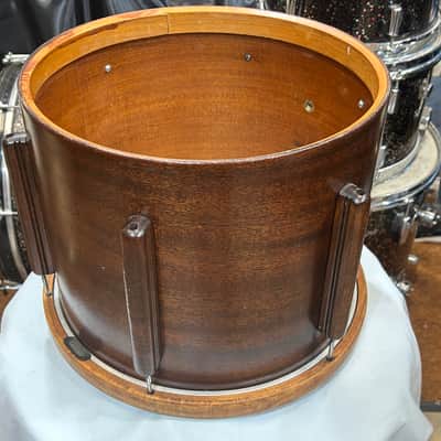 Ludwig 12" deep X 15" head Victory Marching Snare Drum (TL-2246) early 40's - Mahogany image 12