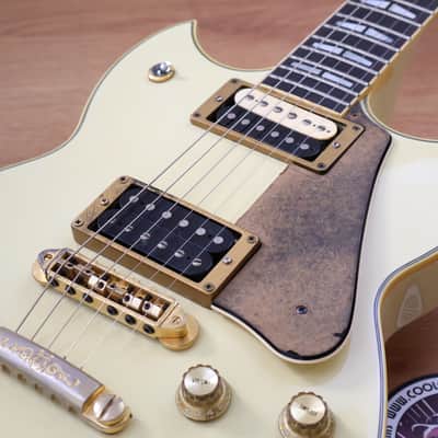 1987 Yamaha Japan SG-1987 Double Cutaway Les Paul (Cream) image 4