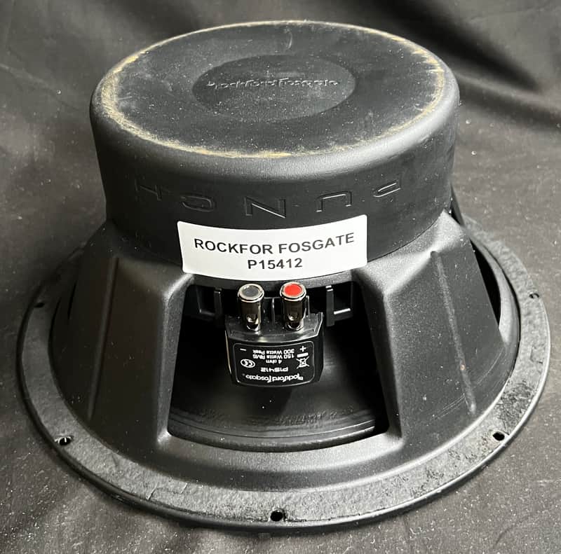 Rockford 12" Speaker Model P15412 300 Watts 4 Ohms Woofer image 1