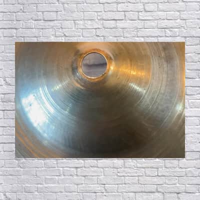Zildjian 14 Vintage Hi Hat Top Likely 1970s Hi Hats image 3