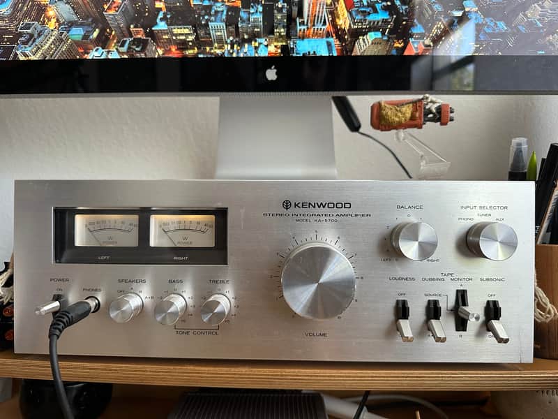 Kenwood KA-5700 Stereo Integrated Amplifier recapped restored