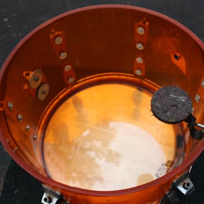Ludwig Vistalite Toms 70's Amber image 5