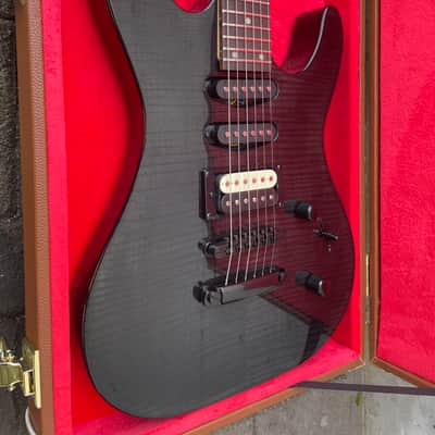 Kramer Striker Figured HSS Stoptail 2022 - Present - Transparent Black image 4