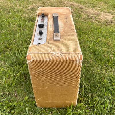 Vintage 1957 Fender Tweed Princeton 5F2 Narrow Panel image 10