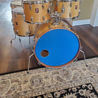 Premier Elite 5 Piece Drumkit 1970s Natural image 3