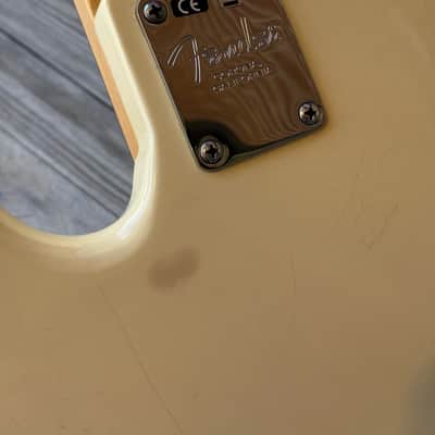 2015 Fender American Standard Jazz Bass V - Olympic White image 16