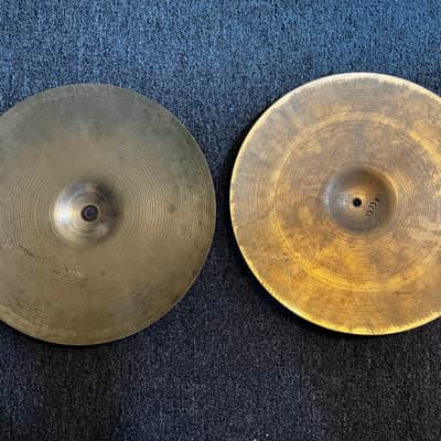 Used Zildjian A 60's 15" Hi Hats T-922g B-1373g w/ video demo of actual cymbal for sale image 2