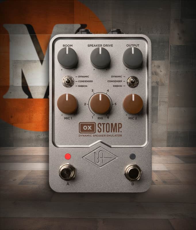 Universal Audio UAFX OX-STOMP Dynamic Speaker Emulator (UA-OX-STOMP-U) image 1