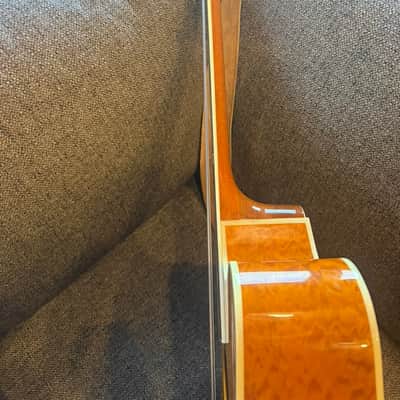 Michael Kelly Dragonfly Fretless Acoustic Bass 4 String with Fishman Electronics Blond Quilted image 12