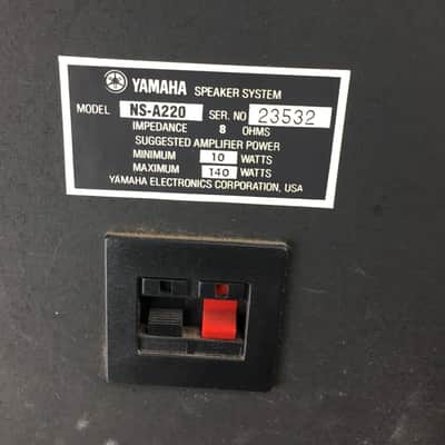 Vintage very rare Yamaha NS-A220 3-Way Tower 140W Speakers Stereo image 8