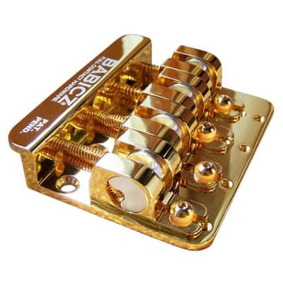 Immagine Full Contact Hardware FCH 4-String Bass Bridge (Gold) - 1