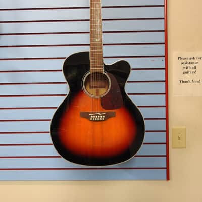Takamine GJ72CE 12 String Brown Sunburst image 2