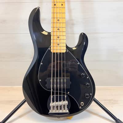 Sterling SUB StingRay Ray5 5-String Bass Guitar Black Maple Fingerboard image 2