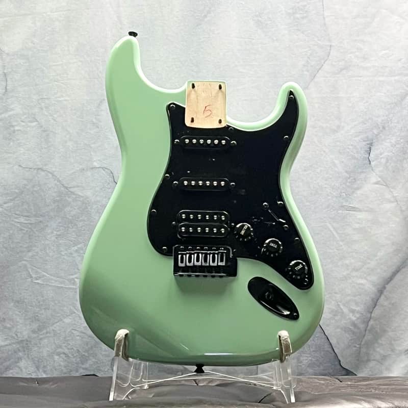 Squier Loaded HSS Bullet Stratocaster Body Seafoam Green image 1