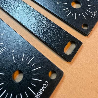 MOTM Format Rack Mount End Caps 2025 - Black Powder Coat image 2