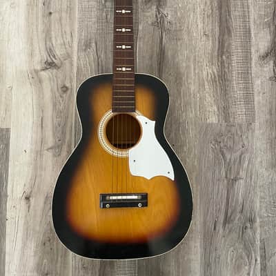 Silvertone Sears Roebuck Co. Kay Harmony 319 1960s - Tobacco Sunburst image 1