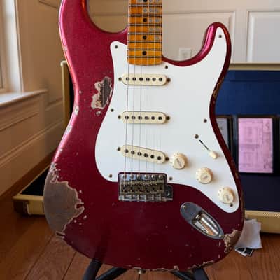2026 Fender Custom Shop ‘57 Stratocaster SR25 Heavy Relic - Red Sparkle image 2