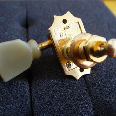 Gibson tuners machine head kluson style 3+3 90 - gold image 7