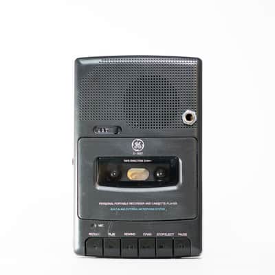 Super Portable Vintage GE Lo-Fi Cassette Tape Distortion Amp image 3
