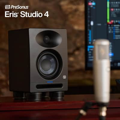PreSonus Eris Studio 4 4.5-inch 2-Way Active Studio Monitor with EBM Waveguide image 2