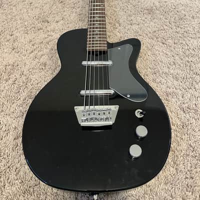 Silvertone 1373 BSF Black Silver Flake with Silvertone gig bag image 2