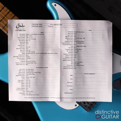 Suhr Classic S Custom - Satin Blue Chill image 14