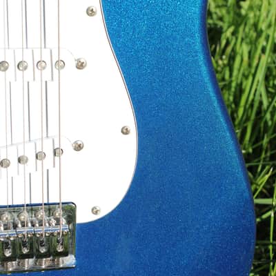 Aria Left Handed STG 2000s - Royal Blue Sparkle image 21