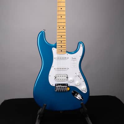 Fender Standard Stratocaster HSS Electric Guitar - Aqua Marine Metallic With Gig Bag image 2