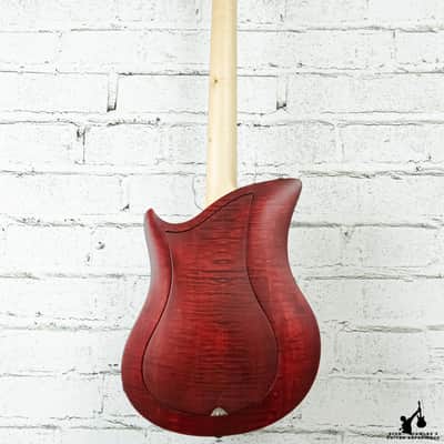 Relish Jane Hollowbody Electric Guitar - Bordeaux Flamed Maple image 5