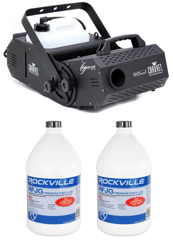 Chauvet HURRICANE H-1800 FLEX Fog / Smoke Machine H1800+2) Gallons of Fog Juice image 1