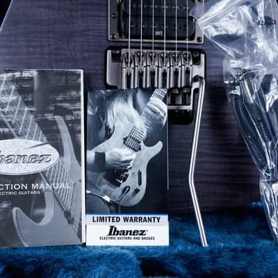 Ibanez RGT42DXFM Standard 2006 Transparent Lavender Flat Neck Through w/ OHSC image 2