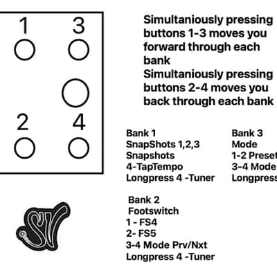 String Velocity 4 Button Midi for Hx Stomp 2024 - Satin image 2