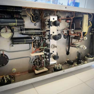 Western Electric Tube Mono Power Amp (2) 6L6's Circa-1950s-Chrome Chassis image 15