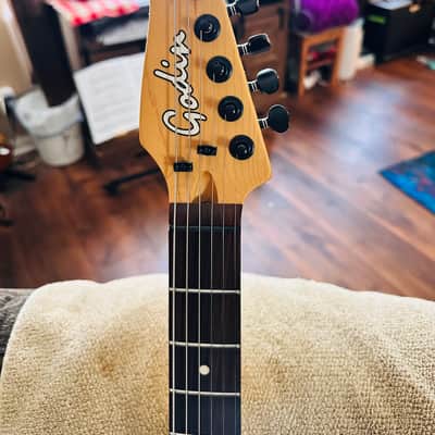‘21 Godin | Session Pro | Retro Orange 🍊| Godin Gig Bag | Canada 🇨🇦 | Mint! image 2