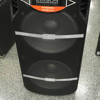 Edison M-6000MKII Multi-function PA and Loudspeaker - Black image 1