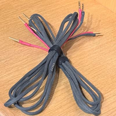 Luna Gris Speaker Cables (8.5 ft. - PAIR) - grey image 2