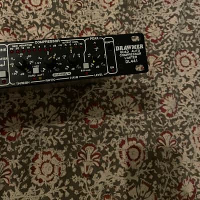 Drawmer DL441 Quad Auto Compressor Limiter 2010s - Black image 5